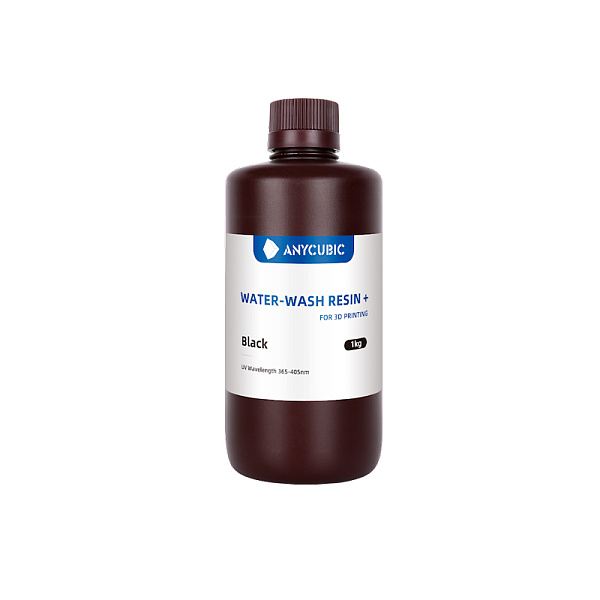 Anycubic WATER-WASH Resin+ 1 КГ Чёрный
