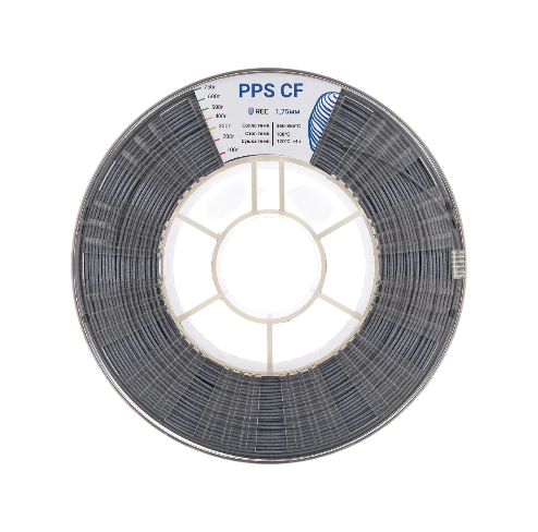 Пластик PPS CF, REC 1.75мм, серый