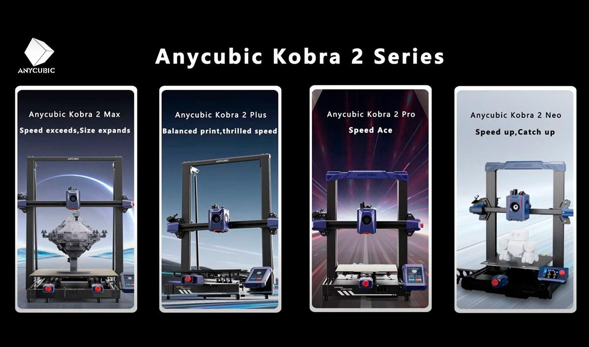 Anycubic запускает линейку 3D принтеров Kobra 2, совмещающих в себе быстродействие и экономичность