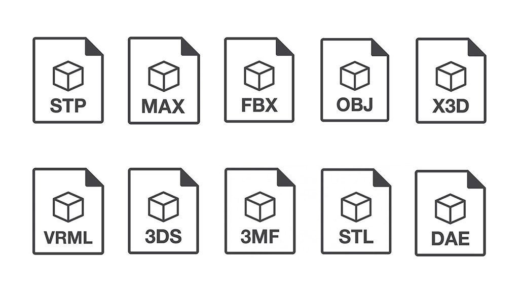 Виды файлов для 3D-печати