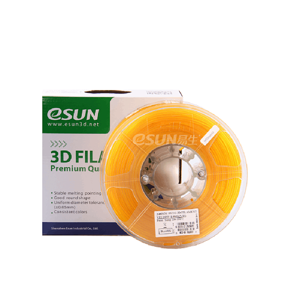 Пластик для 3D печати eSUN PETG, 1 кг, желтый(прозрачный)