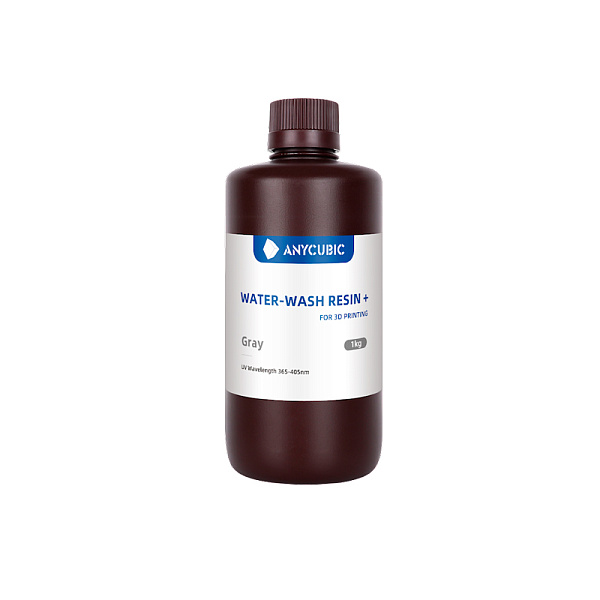 Anycubic WATER-WASH Resin+ 1 КГ Серый