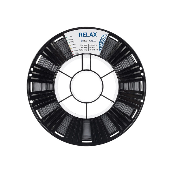 Пластик RELAX REC, 1.75мм, серый