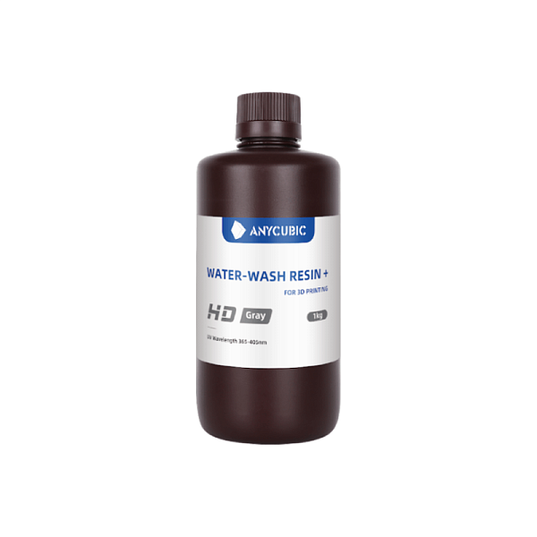 Anycubic WATER-WASH Resin+ 1 КГ Серый HD