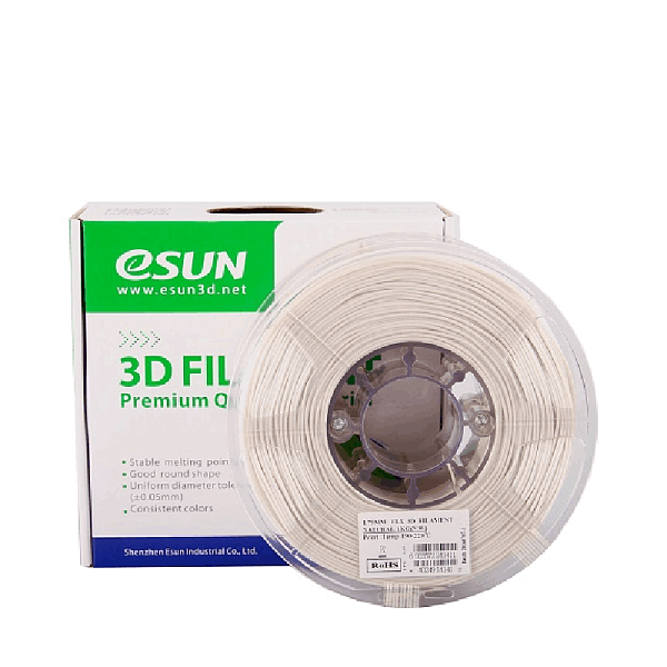 Пластик для 3D печати eSUN eFlex - Эластичная нить TPU, 1 кг, натуральный
