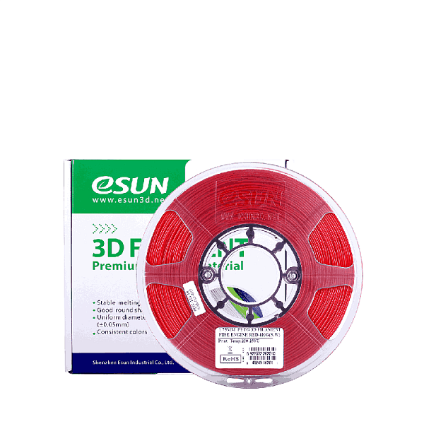 Пластик для 3D печати eSUN PETG, 1 кг, сигнальный красный