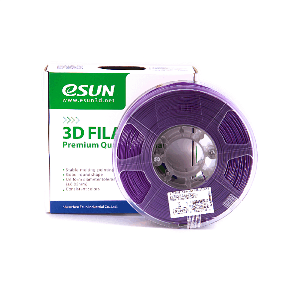 Пластик для 3D печати eSUN  ABS+  1кг,  фиолетовый