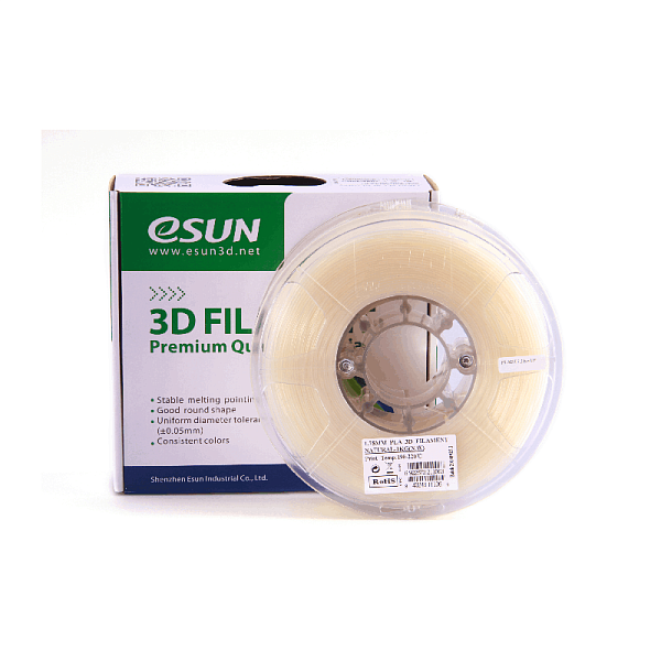 Пластик для 3D печати eSUN PLA 1кг, натуральный