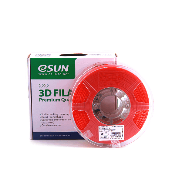 Пластик для 3D печати eSUN PLA+ 1кг, красный