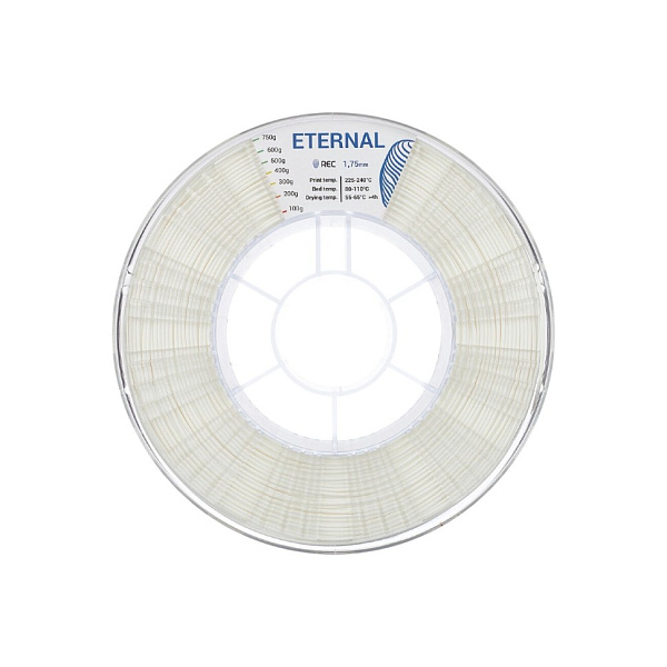 Пластик ETERNAL, REC 1.75мм, натуральный