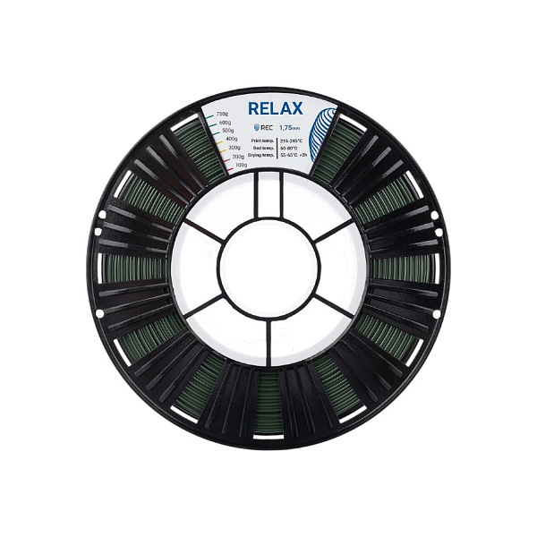 Пластик RELAX REC, 1.75мм, хаки