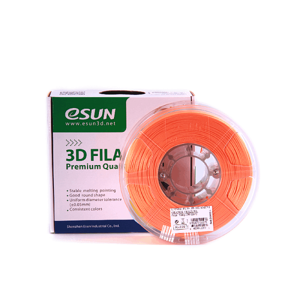 Пластик для 3D печати eSUN PLA+ 1кг, оранжевый