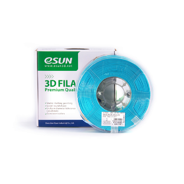 Пластик для 3D печати eSUN  ABS+  1кг,  голубой