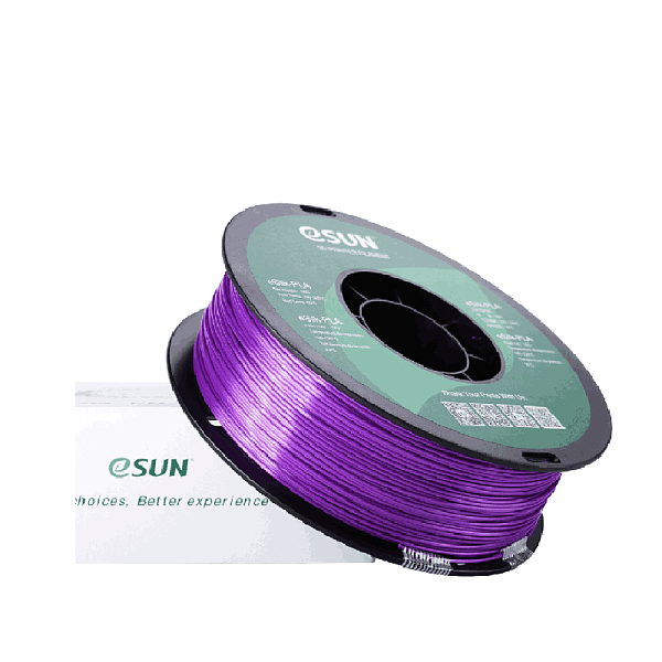 Пластик для 3D печати eSUN eSilk - шёлковый PLA, 1 кг, фиолетовый