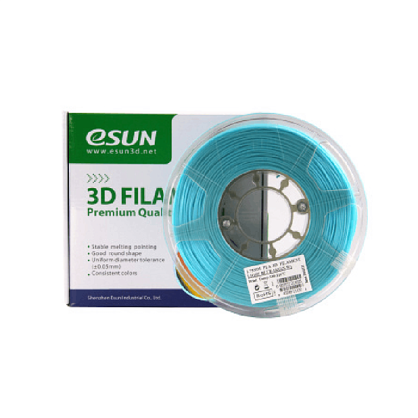 Пластик для 3D печати eSUN PLA 1кг, голубой