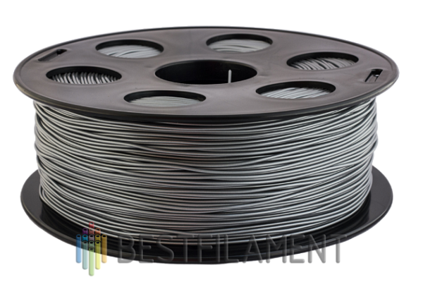 PETG пластик Bestfilament, 1 кг, 1.75 мм, серебристый металлик