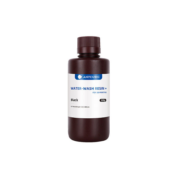 Anycubic WATER-WASH Resin 0,5 КГ черный
