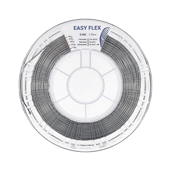 Пластик Easy Flex (TPU) REC, 1.75 мм, серый