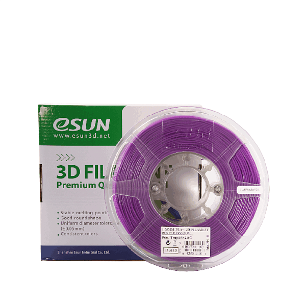 Пластик для 3D печати eSUN PLA+ 1кг, фиолетовый