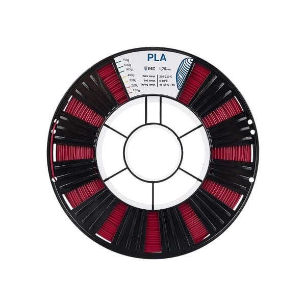 Пластик PLA, REC ,1.75мм, малиновый